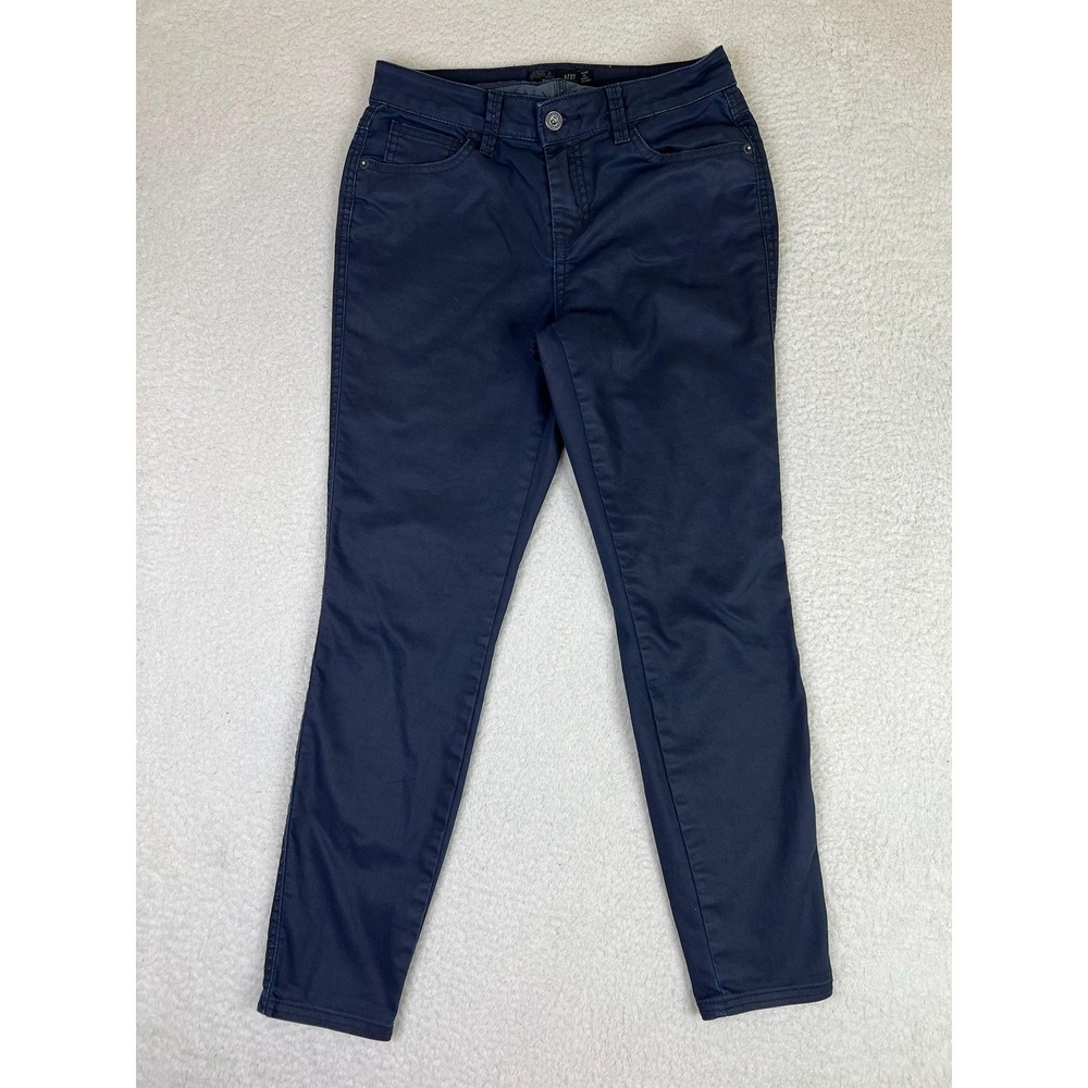 PrAna Oday Jeans Womens 4 Blue Dark Wash Mid Rise Stretch Organic‎ Denim
